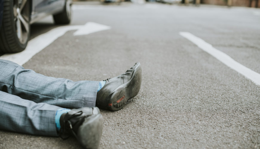 what happens if a pedestrian causes an accident